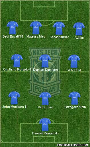Lech Poznan Formation 2011