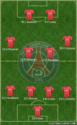 Paris Saint-Germain Formation 2011