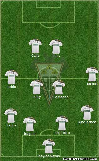 Albacete B., S.A.D. Formation 2011