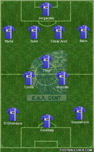 KAA Gent Formation 2011