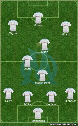 Olympique de Marseille Formation 2011