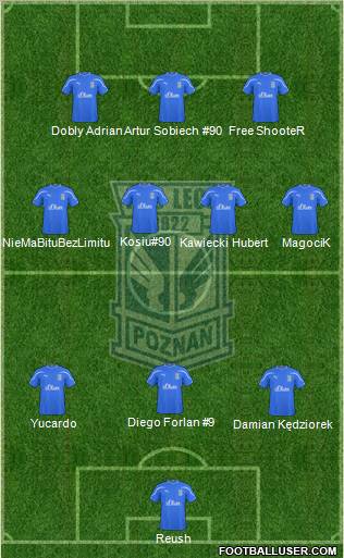 Lech Poznan Formation 2011