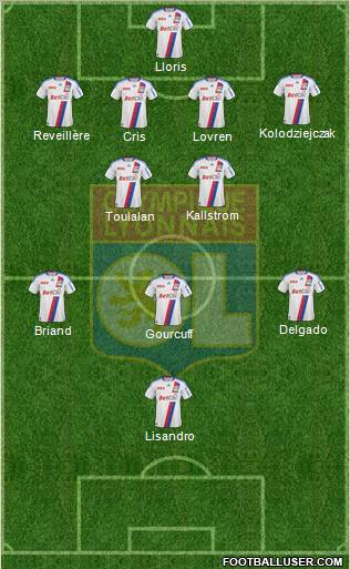 Olympique Lyonnais Formation 2011