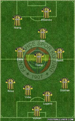 Fenerbahçe SK Formation 2011