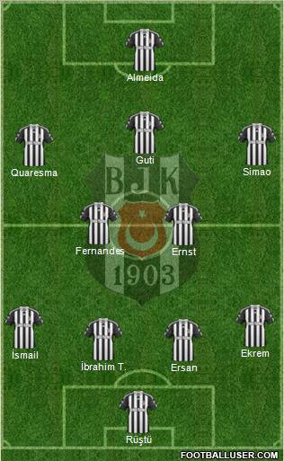 Besiktas JK Formation 2011