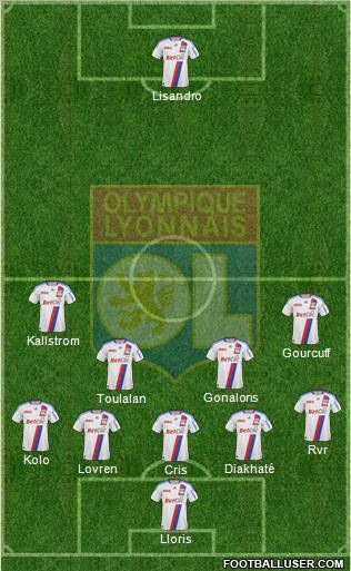 Olympique Lyonnais Formation 2011