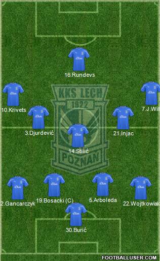 Lech Poznan Formation 2011
