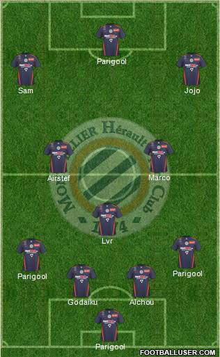 Montpellier Hérault Sport Club Formation 2011