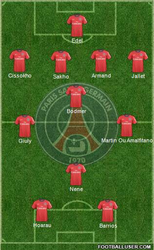 Paris Saint-Germain Formation 2011