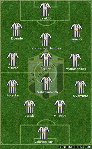 U.D. Vecindario Formation 2011