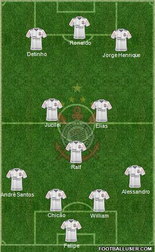SC Corinthians Paulista Formation 2011