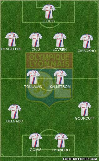 Olympique Lyonnais Formation 2011
