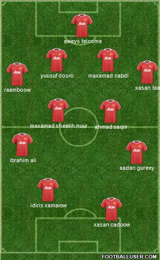 Manchester United Formation 2011