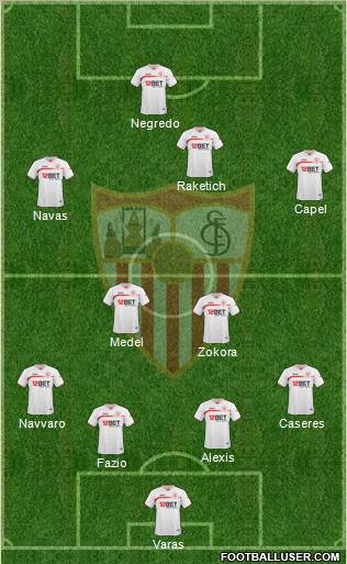 Sevilla F.C., S.A.D. Formation 2011