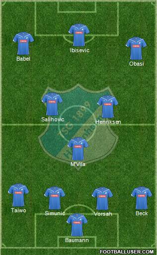 TSG 1899 Hoffenheim Formation 2011