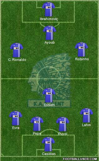KAA Gent Formation 2011