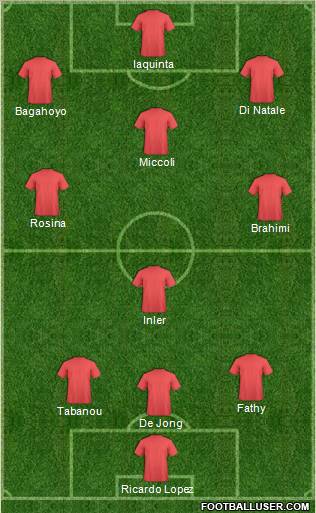 Pro Evolution Soccer Team Formation 2011