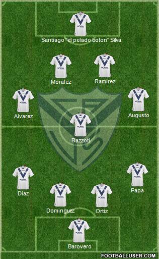 Vélez Sarsfield Formation 2011