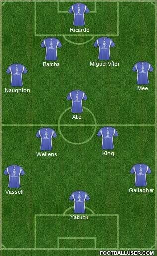 Leicester City football formation