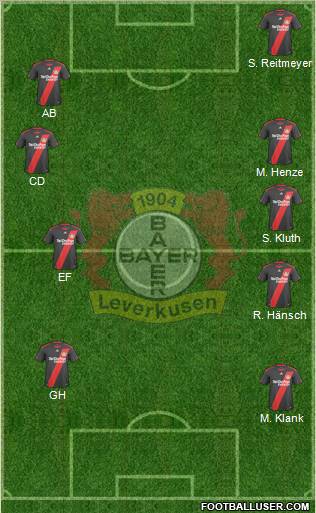 Bayer 04 Leverkusen Formation 2011