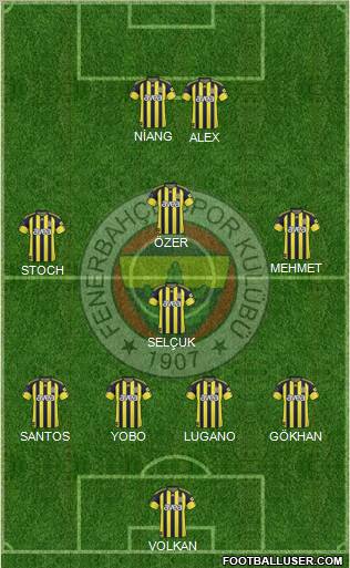 Fenerbahçe SK Formation 2011