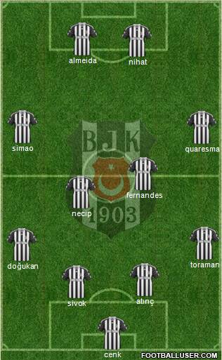 Besiktas JK Formation 2011