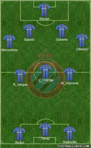 Club Brugge KV Formation 2011
