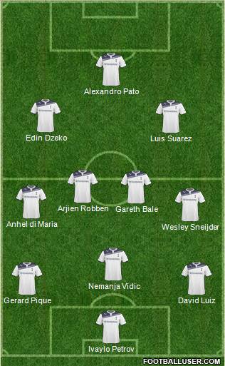 Tottenham Hotspur Formation 2011