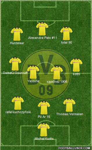 Borussia Dortmund Formation 2011