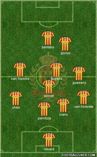 Yellow Red KV Mechelen Formation 2011