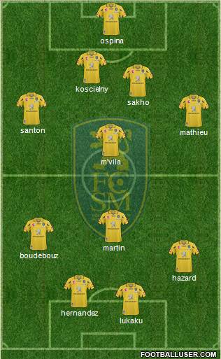 FC Sochaux-Montbéliard Formation 2011