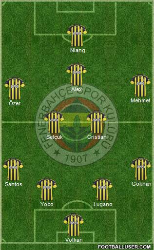 Fenerbahçe SK Formation 2011