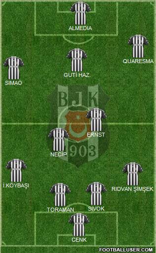 Besiktas JK Formation 2011