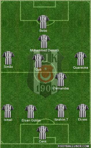 Besiktas JK Formation 2011