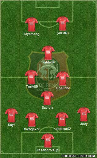 Stade Rennais Football Club Formation 2011