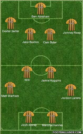 Hull City football formation