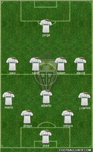 Albacete B., S.A.D. Formation 2011