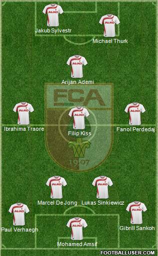 FC Augsburg Formation 2011