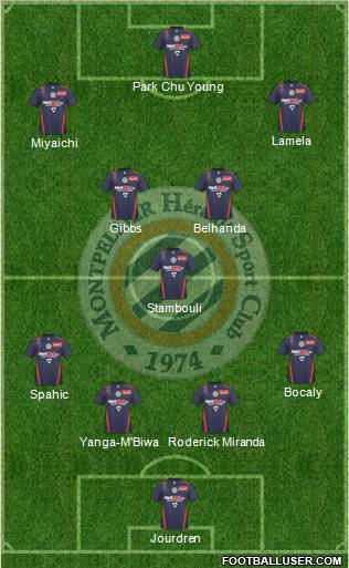Montpellier Hérault Sport Club Formation 2011