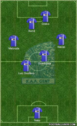 KAA Gent Formation 2011