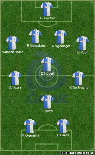 K Racing Club Genk football formation