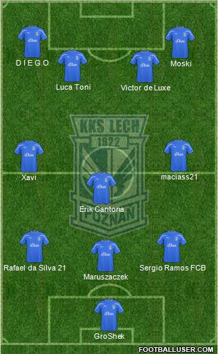Lech Poznan Formation 2011