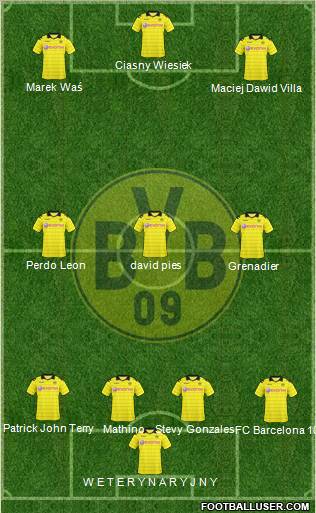 Borussia Dortmund Formation 2011