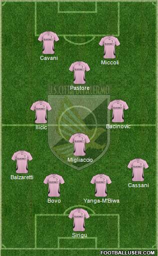 Città di Palermo Formation 2011