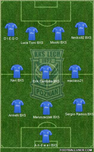 Lech Poznan Formation 2011