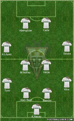 Albacete B., S.A.D. Formation 2011