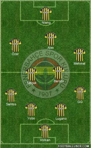 Fenerbahçe SK Formation 2011