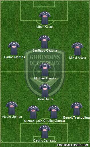 FC Girondins de Bordeaux Formation 2011