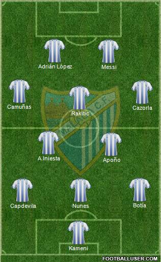 Málaga C.F., S.A.D. Formation 2011