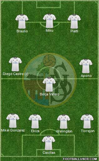 U.D. Salamanca S.A.D. Formation 2011